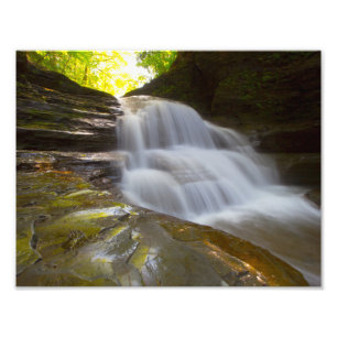 Impression Photo Old Mill Falls, Parc d'état Robert Treman, NY