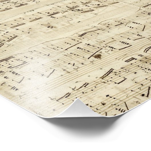 Impression Photo Old Music Notes (Coin)