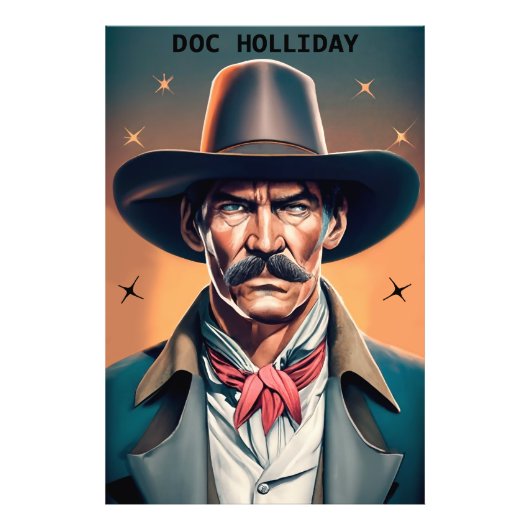 Impression Photo Old West Legend Doc Holliday (Devant)
