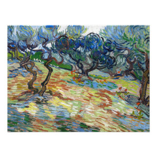 Impression Photo Olive Trees par Vincent van Gogh