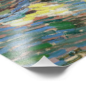 Impression Photo Olive Trees par Vincent van Gogh (Coin)