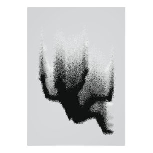 Impression Photo Ombre Abstraite: Silhouette Fluide
