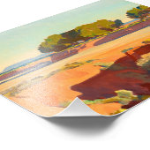 Impression Photo Ombres sur Short Creek par Maynard Dixon (Coin)