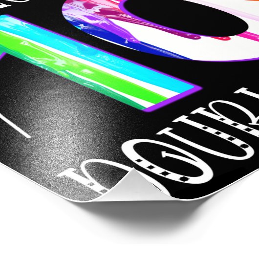 Impression Photo OMG! This Kid Is Now 10 Double Digits Paint Drip (Coin)