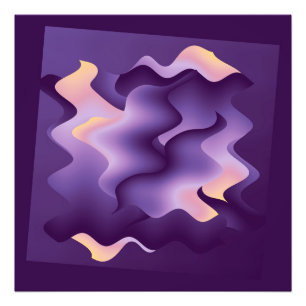 Impression Photo Ondes violettes