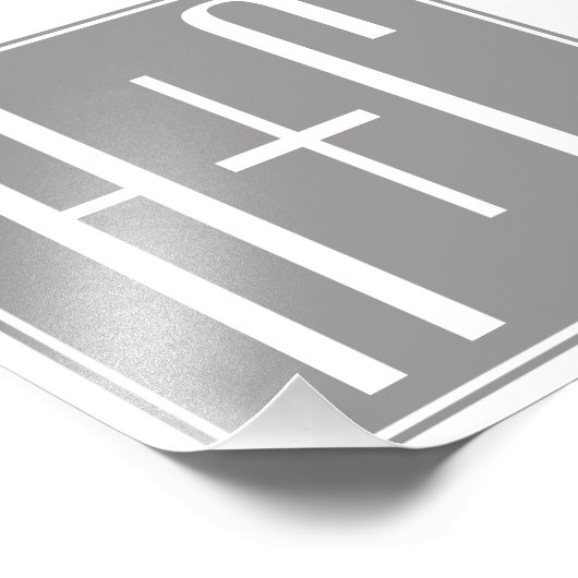 Impression Photo Ongles Classy Couples | Blanc et gris (Coin)