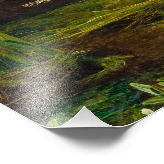 Impression Photo Ophélie par John Everett Millais (Coin)