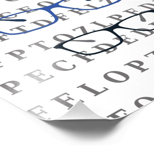 Impression Photo Optician Eye Test Chart and Specs (Coin)