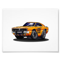 Orange Classic muscle voiture - Choisissez la coul
