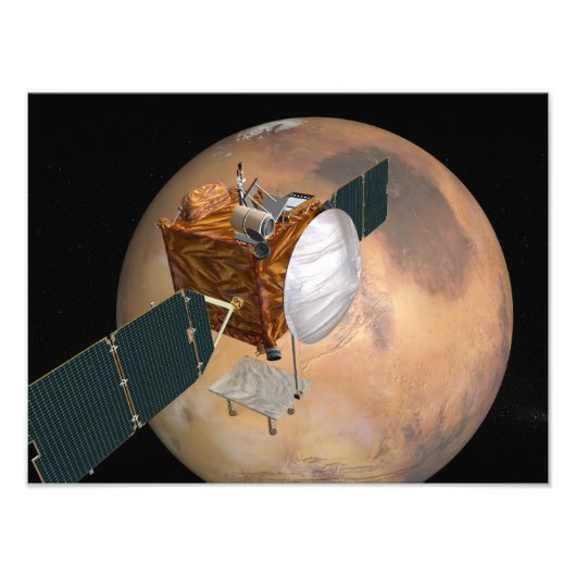 Impression Photo Orbiter de télécommunications Mars (Devant)
