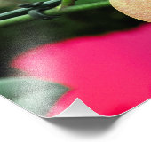 Impression Photo Orchidées roses et pêchers (Coin)