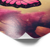 Impression Photo Oreiller jeté Logo Papillon (Coin)