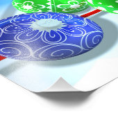 Impression Photo Ornements de Noël (Coin)