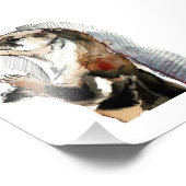 Impression Photo Otter Dessin D'Art | Cadeaux de loutre mignonne (Coin)