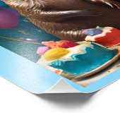 Impression Photo Otter Triplets Anniversaire, (Coin)
