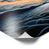 Impression Photo Où le ciel rencontre la mer : une peinture de couc (Coin)