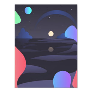 Impression Photo Où les constellations embrassent la voie lactée