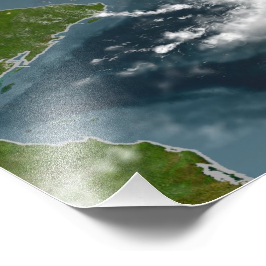 Impression Photo Ouragan Dennis 2 (Coin)