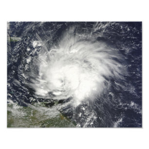 Impression Photo Ouragan Tomas au-dessus des Antilles