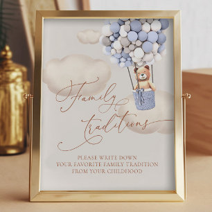 Impression Photo Ours Ballons Traditions Familiales Favorites Signe
