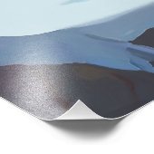 Impression Photo Ours Brown dans les montagnes (Coin)