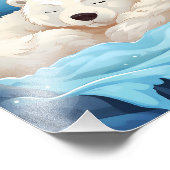 Impression Photo Ours couché (Coin)