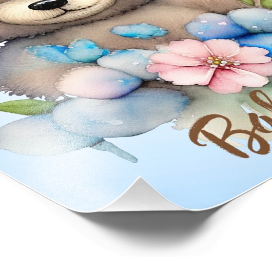 Impression Photo Ours de bébé (Coin)