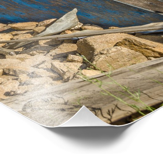 Impression Photo Outhouse Blue Crescent Moon - Privé (Coin)