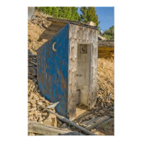 Outhouse Blue Crescent Moon - Privé