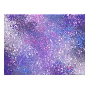 Impression Photo Paillettes roses et violettes brillantes