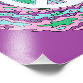 Impression Photo Paix psychédélique (Coin)