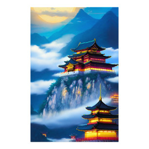 Impression Photo Palais de montagne chinois