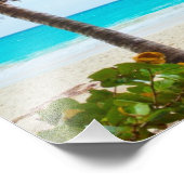 Impression Photo Palmier sur la plage (Coin)