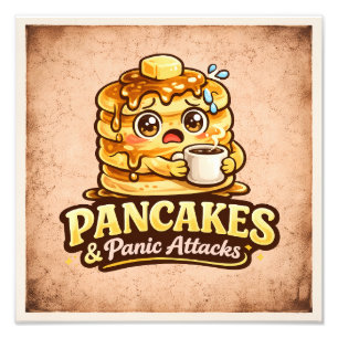 Impression Photo Pancakes et crises de panique - Foodie Fiends