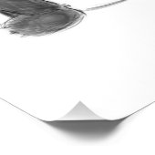 Impression Photo Panda noir et blanc (Coin)