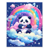 Impression Photo Pandas arc-en-ciel (Devant)