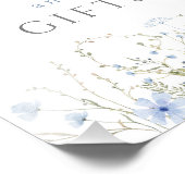 Impression Photo Panneau cadeau de la carte Mariage Fleur sauvage d (Coin)