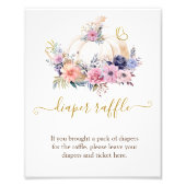 Impression Photo Panneau citrouille Baby shower Floral Déchets Jeu (Devant)