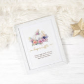 Impression Photo Panneau citrouille Baby shower Floral Déchets Jeu