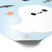 Impression Photo Panneau de Baby shower d'accueil moderne bleu Hall (Coin)