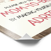 Impression Photo Panneau de Baby shower Russe Farm Adressee (Coin)