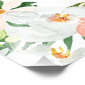 Impression Photo Panneau de bienvenue du baby shower tropical d'Alo (Coin)