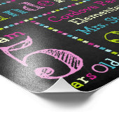 Impression Photo Panneau de jardin d'enfants - Panneau de tableau d (Coin)