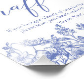 Impression Photo Panneau de jeu de tirage au sort de vin floral ble (Coin)