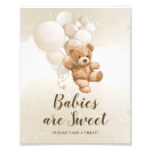 Impression Photo Panneau de la table de traitement de l'ours en pel (Devant)