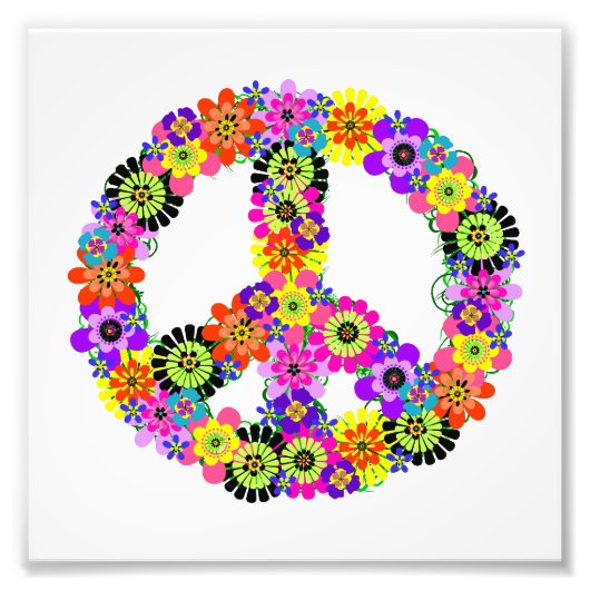 Impression Photo Panneau de paix (Devant)