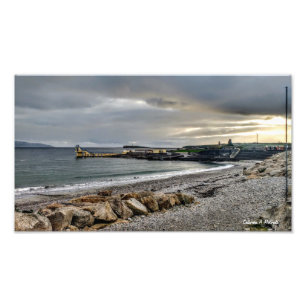 Impression Photo Panneau de plongée de Blackrock, Salthill, Galway