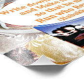 Impression Photo Panneau de vision avec verset Bible Écrivez Visio (Coin)