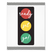 Impression Photo Panneau de voiture de la course de prêt (Devant)