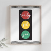 Impression Photo Panneau de voiture de la course de prêt